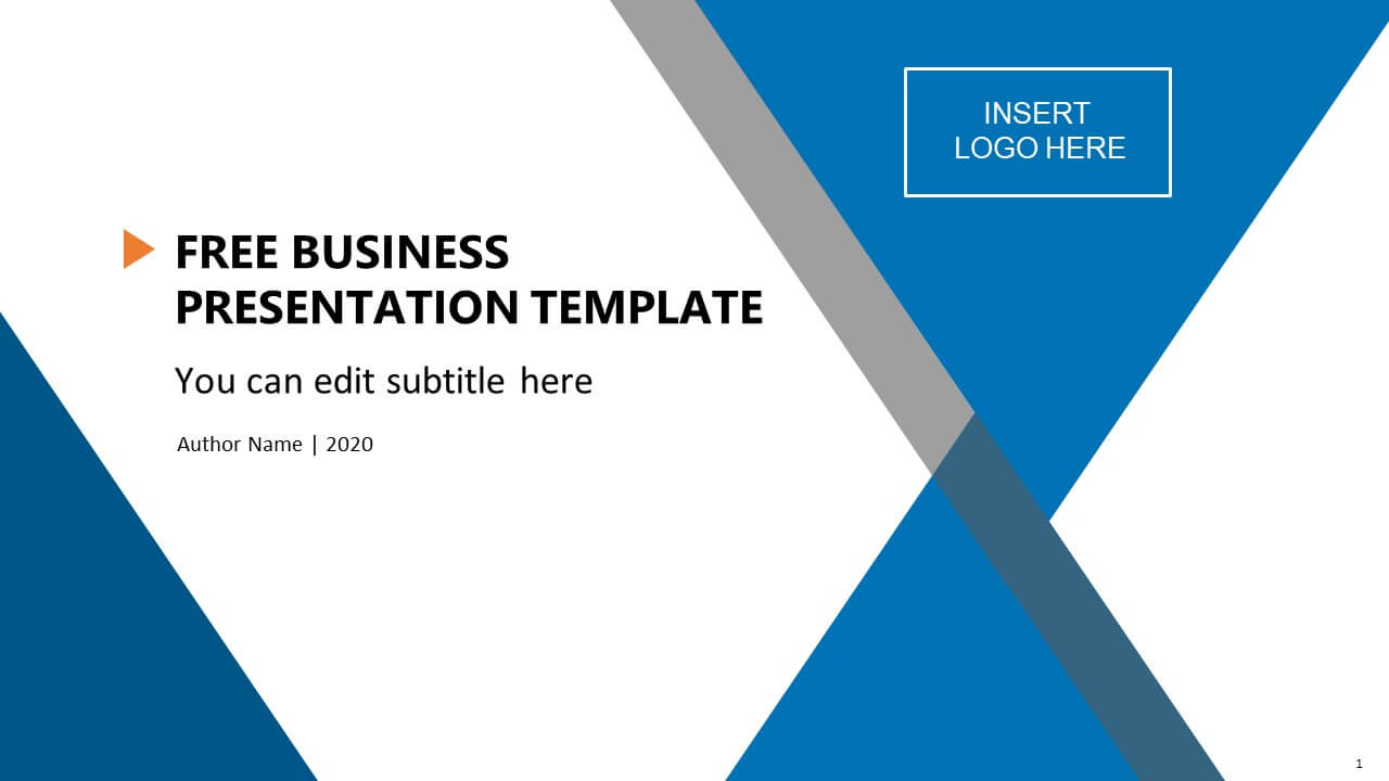 Free Business Presentation Template Intended For Powerpoint Sample Templates Free Download