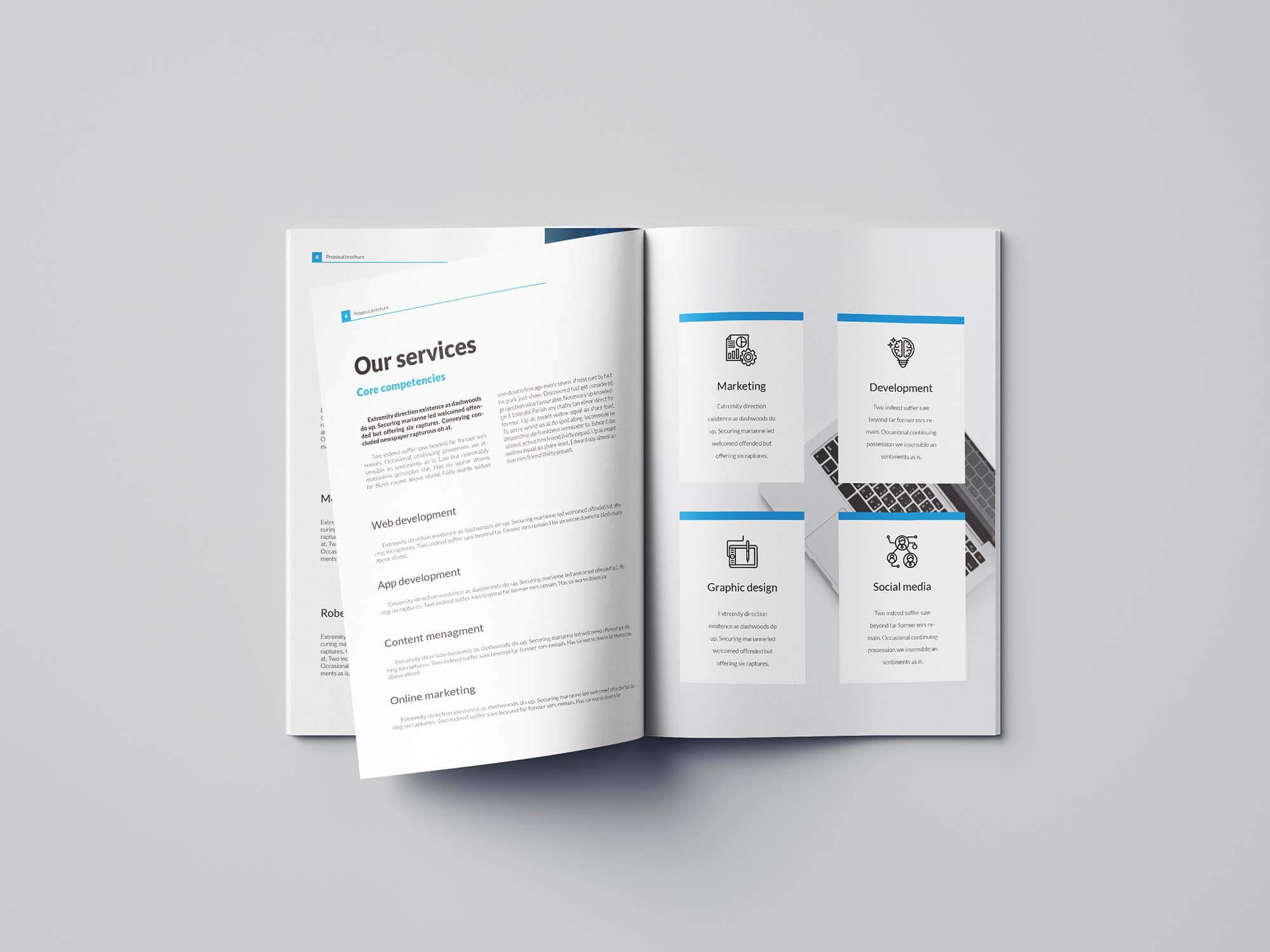 Free Business Proposal Template (Indesign) Pertaining To Indesign Templates Free Download Brochure