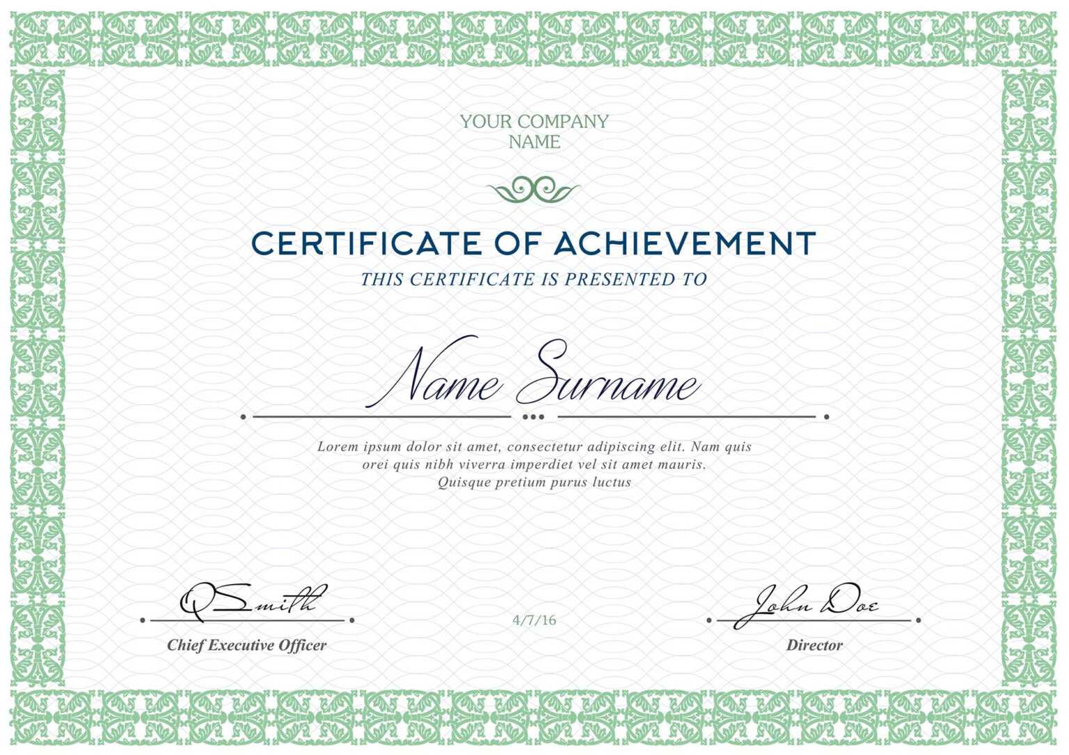 Free Certificates Templates (Psd) Inside Certificate Of License