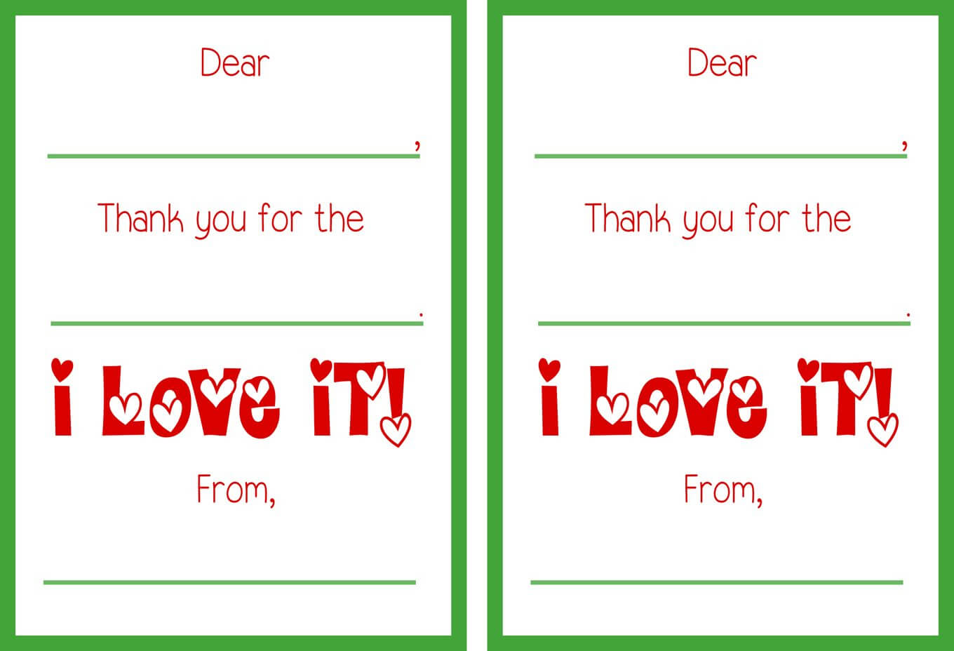 Free Christmas Thank You Cards Printable – Calep.midnightpig.co With Regard To Christmas Thank You Card Templates Free