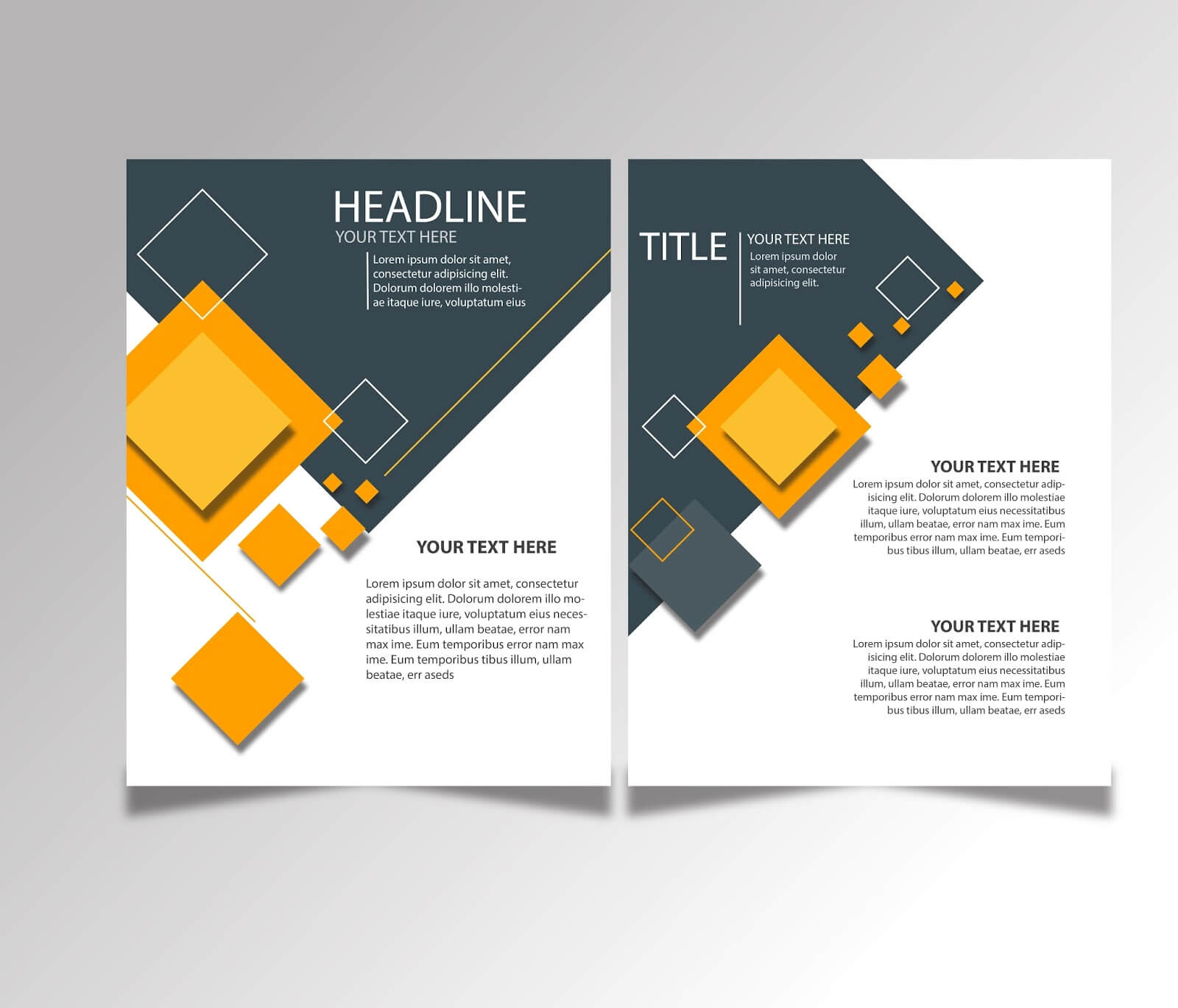 Free Download Brochure Design Templates Ai Files - Ideosprocess Inside Brochure Template Illustrator Free Download