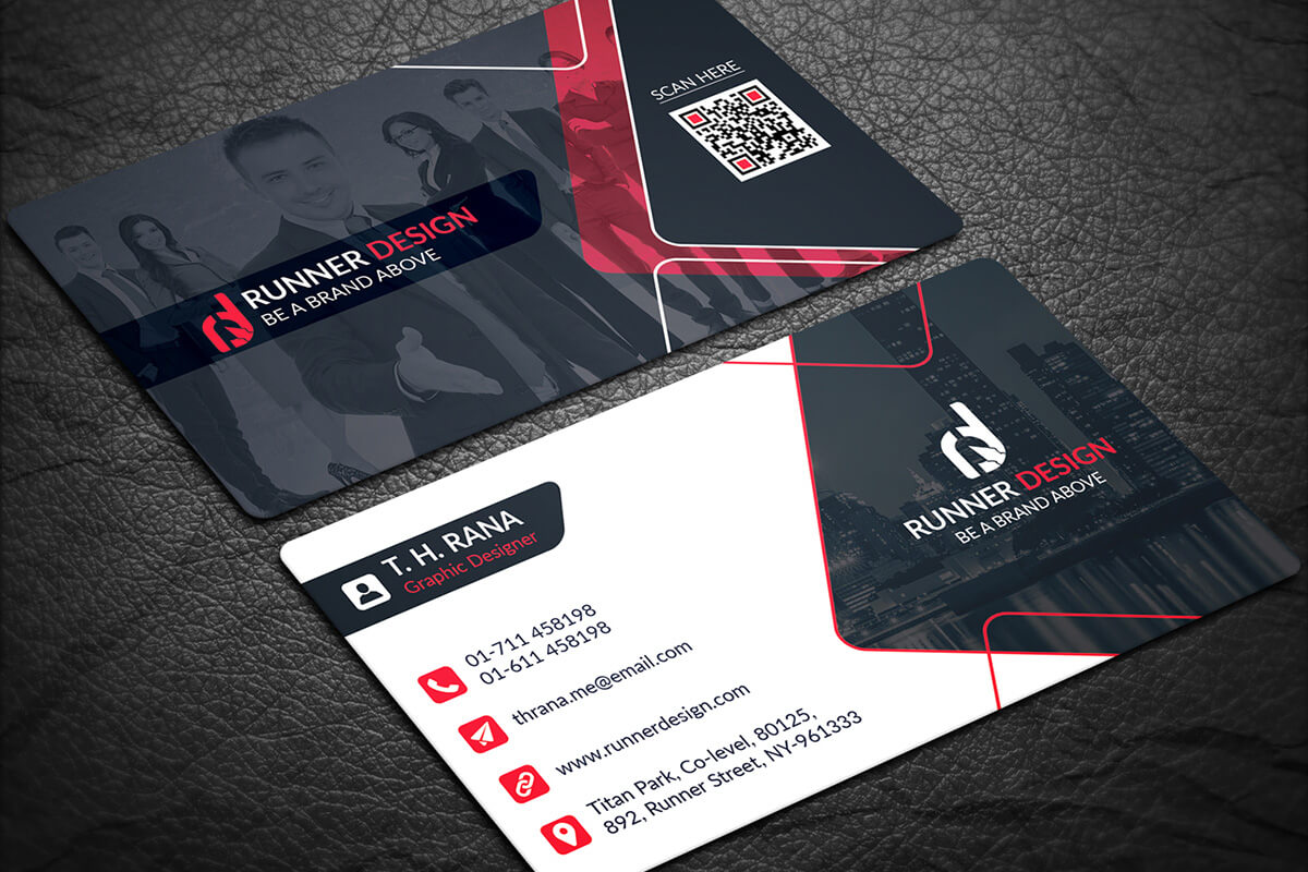 Free Download Business Card Design Psd – Yeppe In Free Psd Visiting Card Templates Download