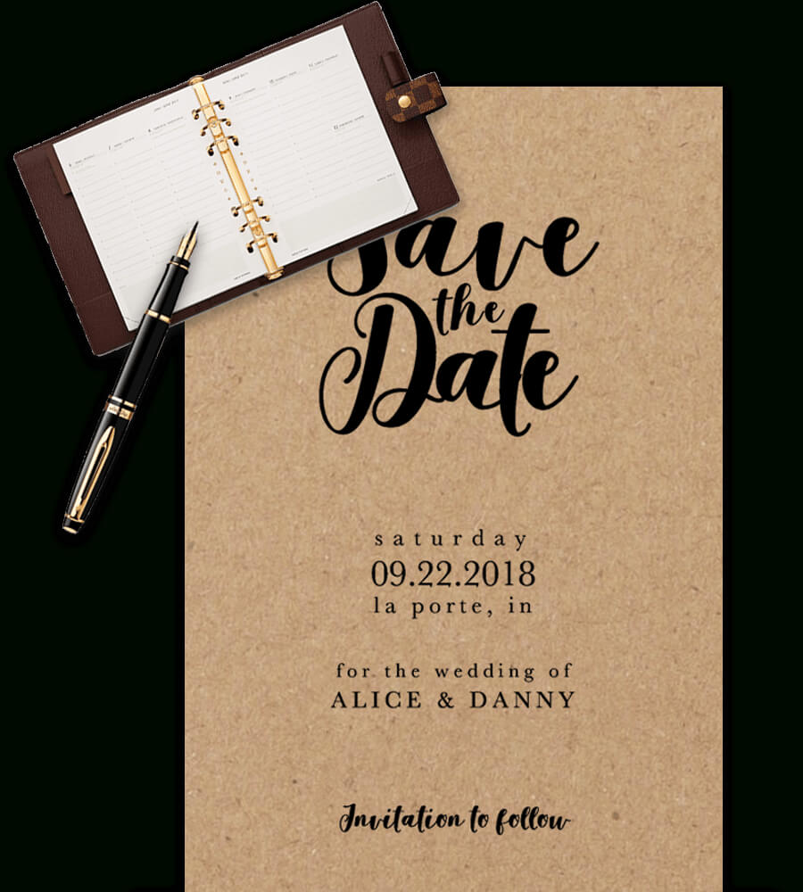 Free Email Save The Date Templates – Dalep.midnightpig.co Throughout Save The Date Powerpoint Template