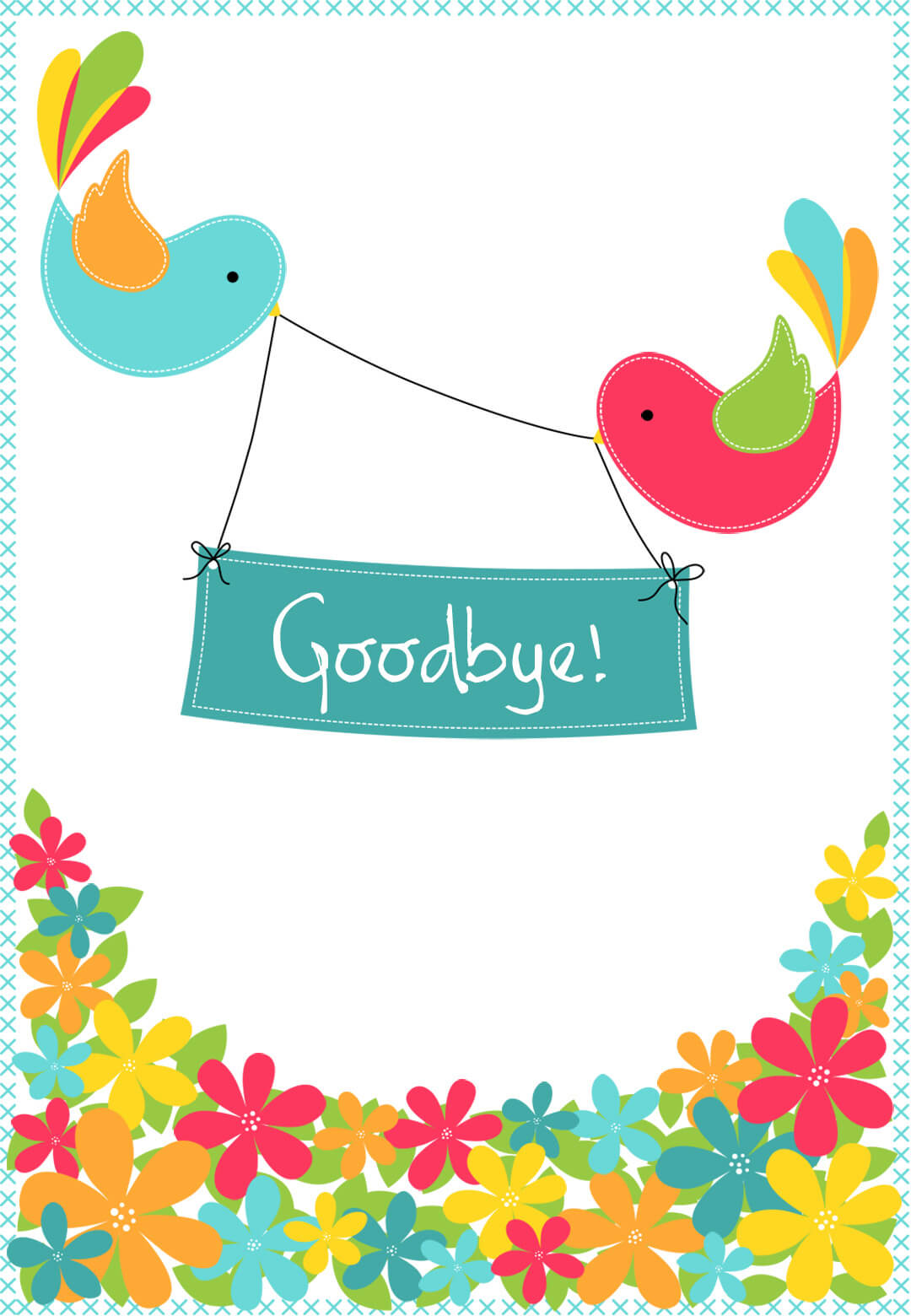 Free Goodbye Cards – Calep.midnightpig.co Inside Farewell Card Template Word