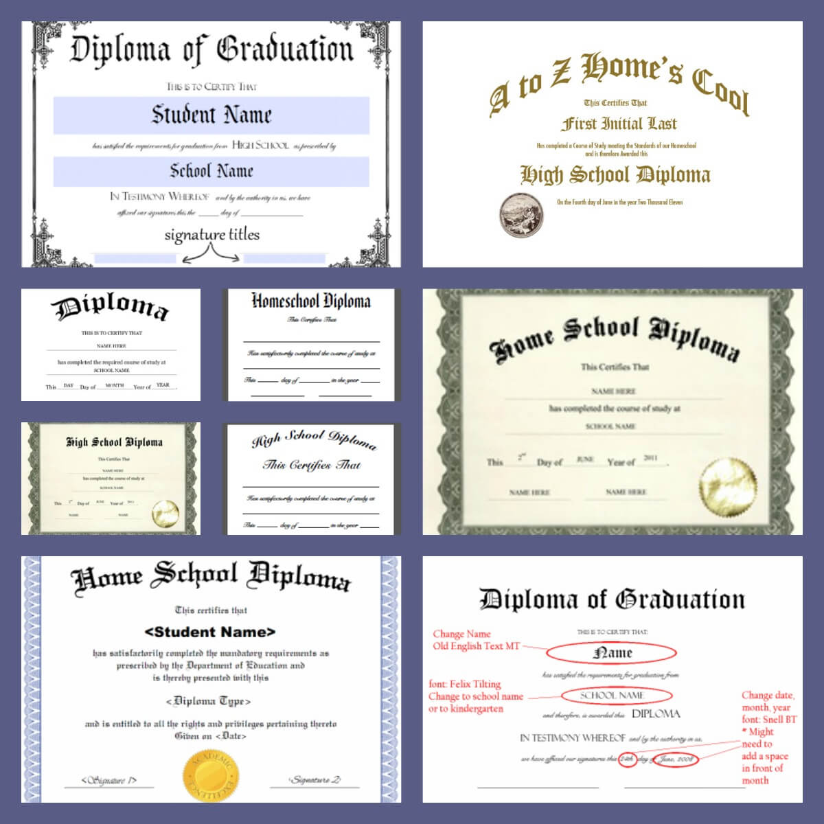 Free Homeschool Diploma Forms Online – A Magical Homeschool Pertaining To Ged Certificate Template Download