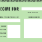 Free Online Recipe Card Maker: Design A Custom Recipe Card In Recipe Card Design Template