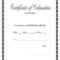 Free Ordination Certificate Template – Great Professional Pertaining To Ordination Certificate Template