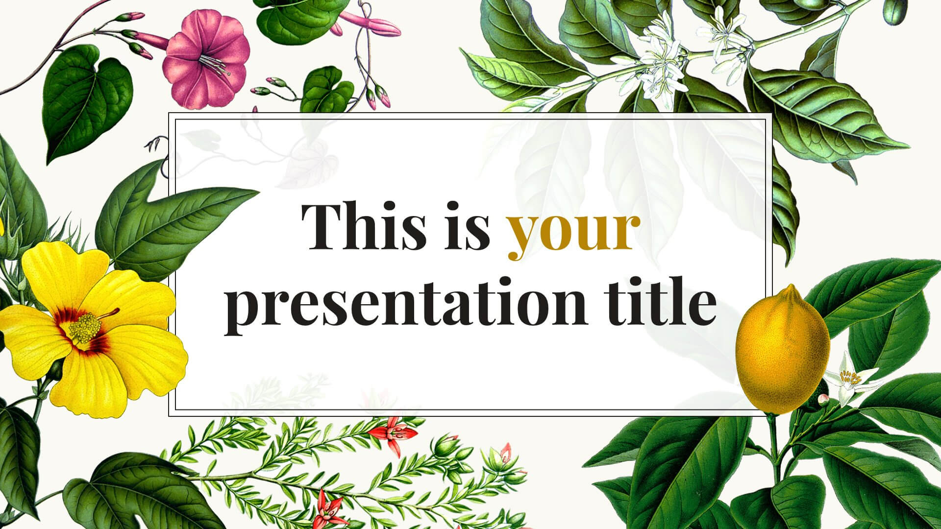 Free Original Powerpoint Template Or Google Slides Theme Within Pretty Powerpoint Templates