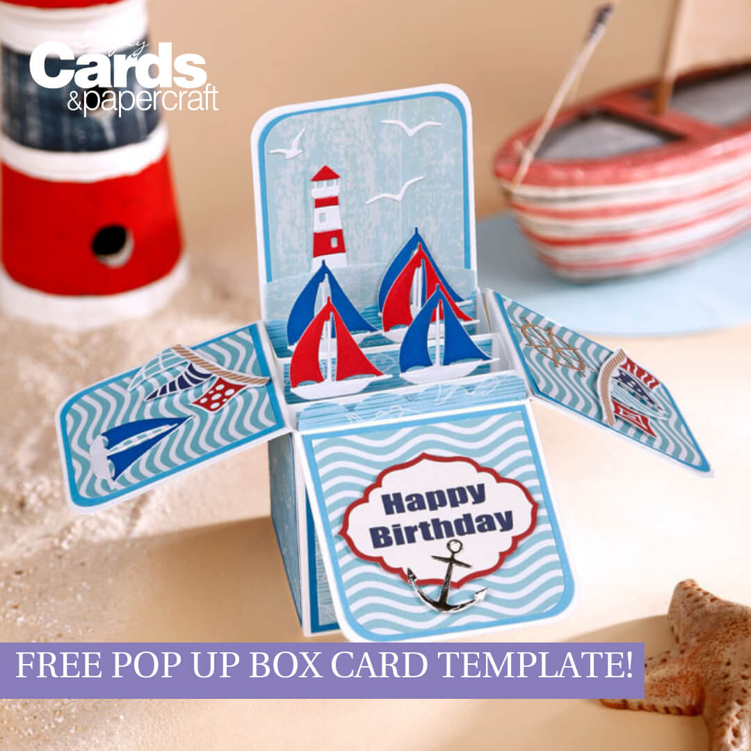 Free Pop Up Box Card Template – Simply Cards & Papercraft For Popup Card Template Free