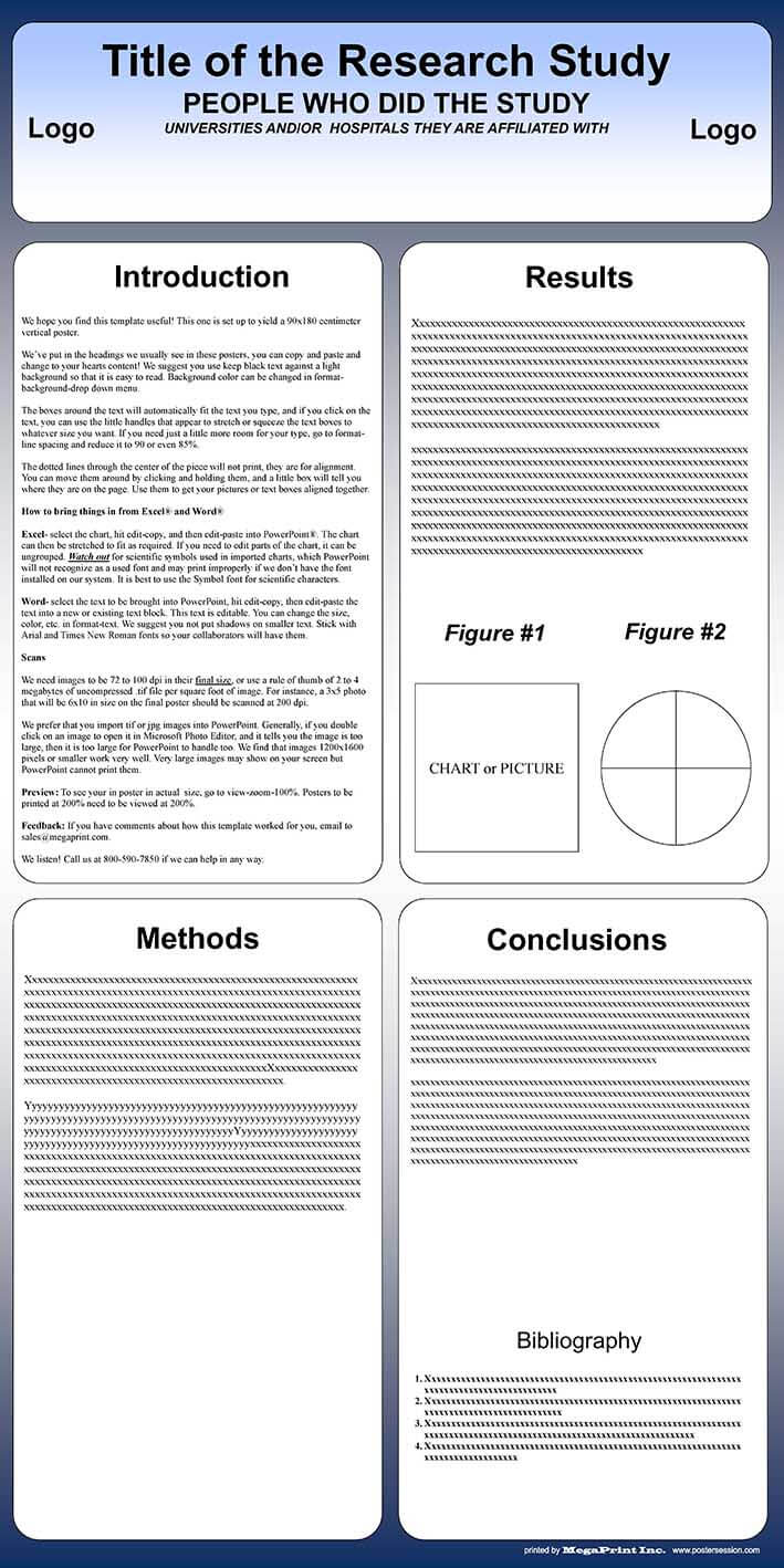 Free Powerpoint Scientific Research Poster Templates For For Powerpoint Poster Template A0