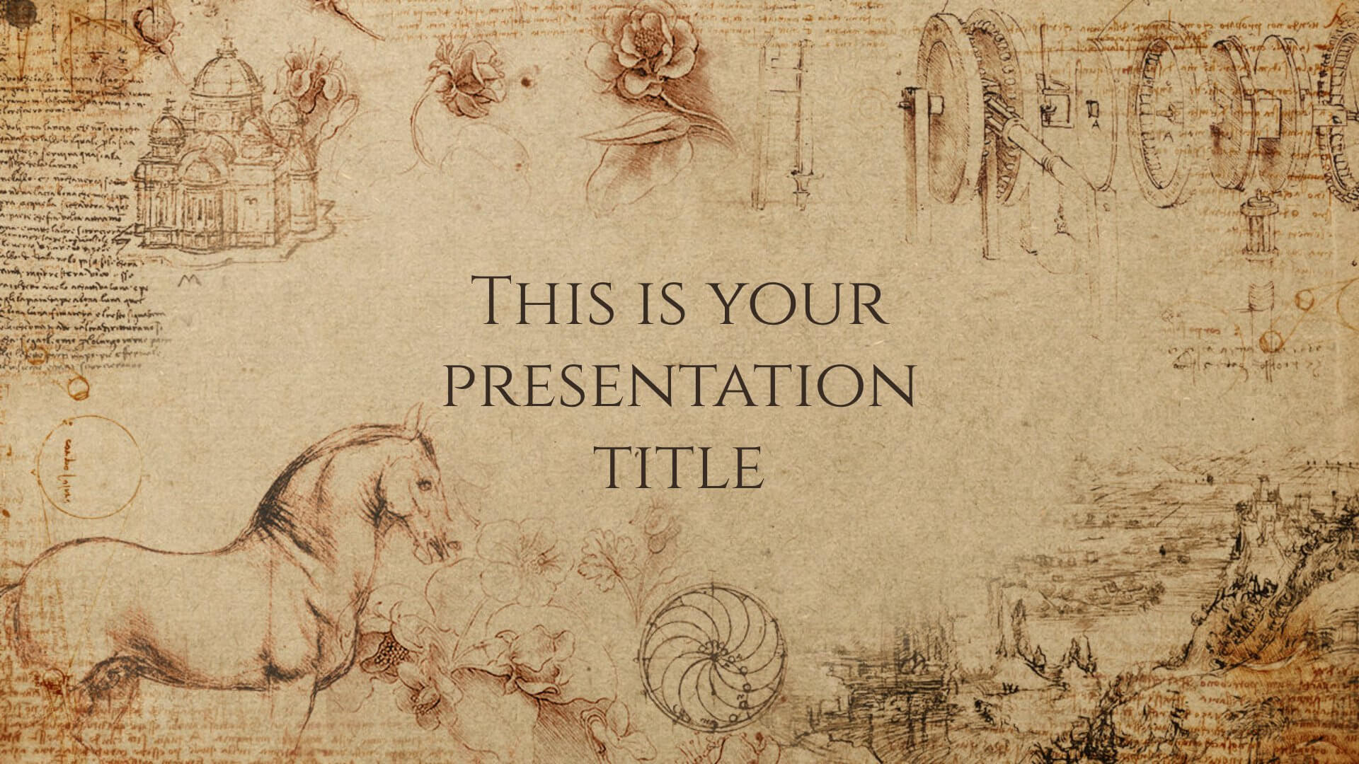 Free Powerpoint Template Or Google Slides Theme With Throughout World War 2 Powerpoint Template