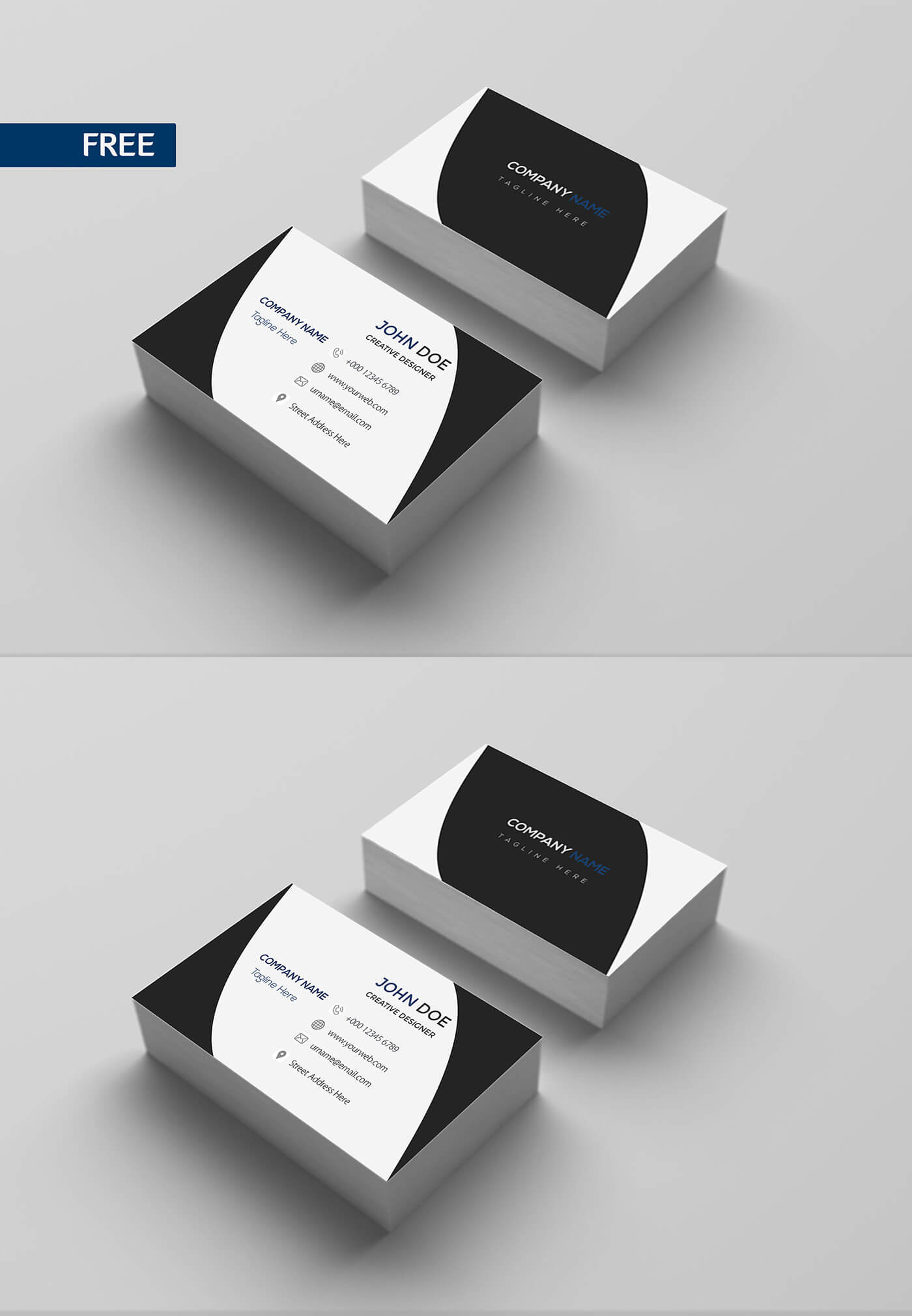 Free Print Design Business Card Template On Behance For Free Template Business Cards To Print