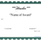 Free Printable Award Template – Calep.midnightpig.co Within Free Softball Certificate Templates