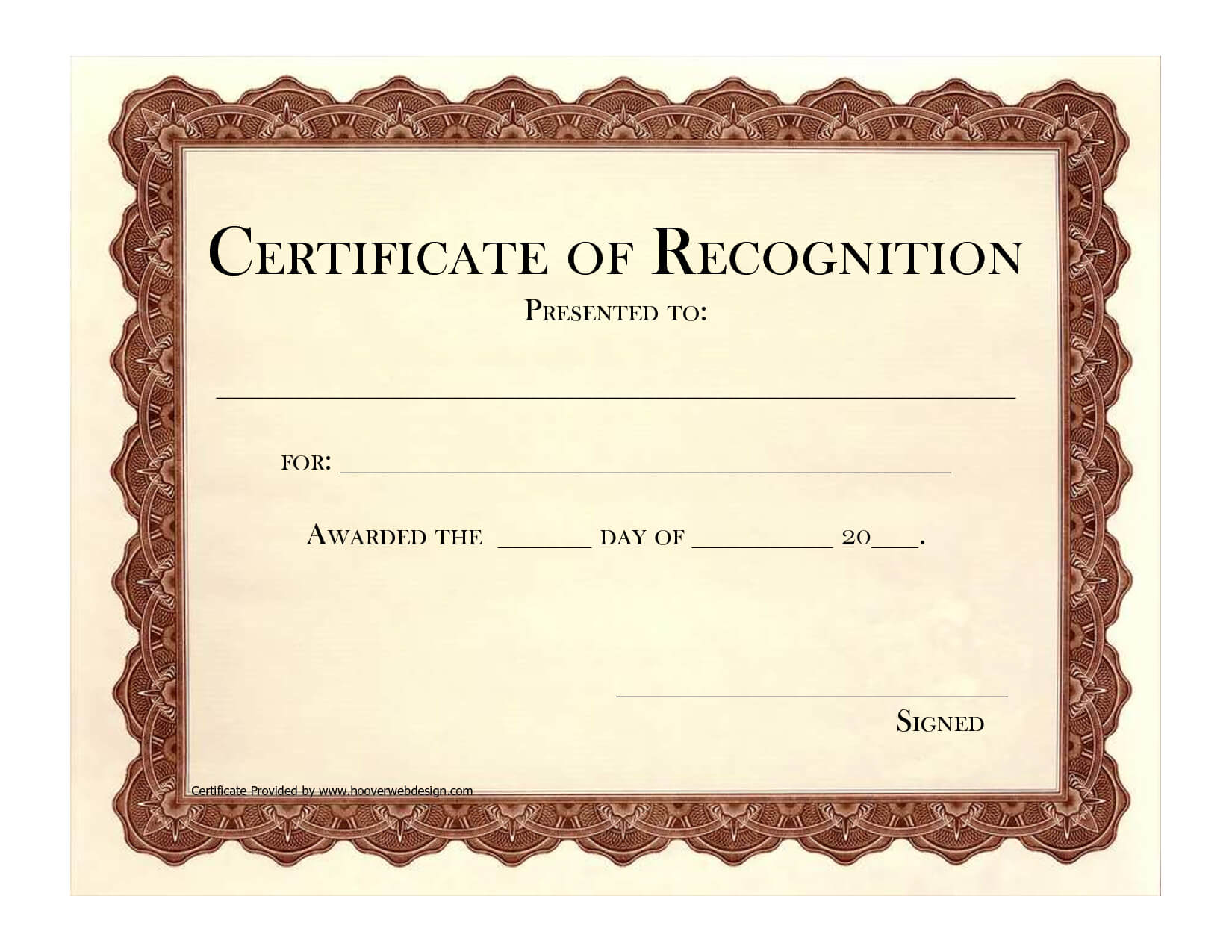 Free Printable Employee Recognition Certificate VMD in Employee