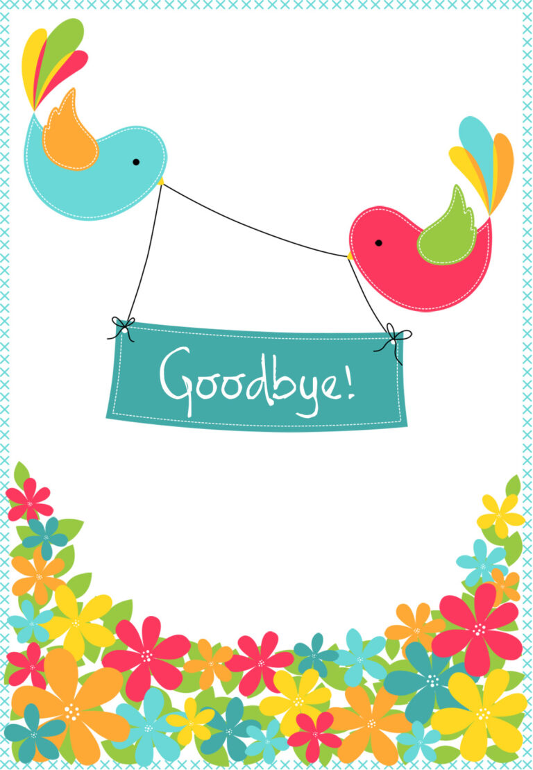 Free Printable Farewell Card For Colleague Calep with Sorry You Re