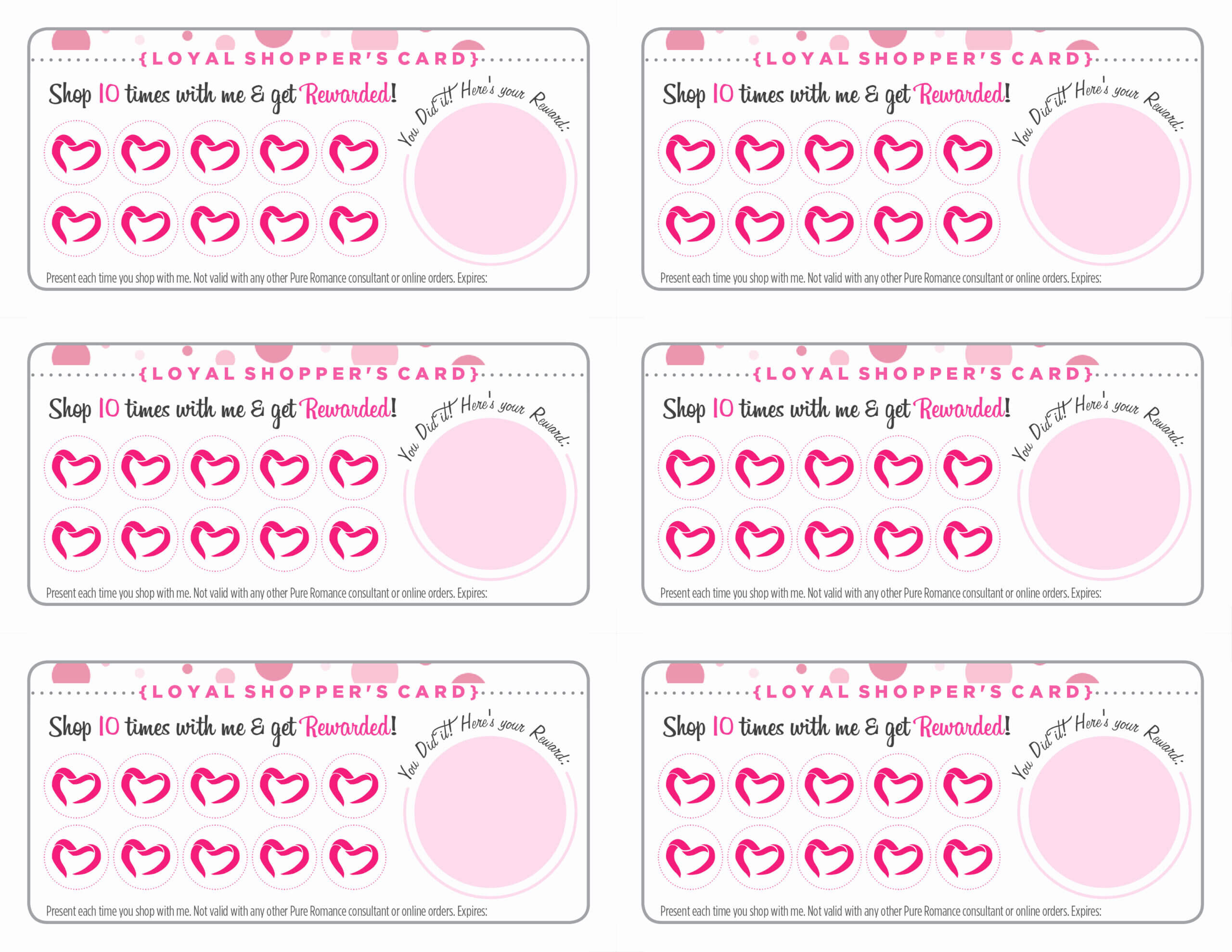 Free Printable Loyalty Card Template - Calep.midnightpig.co Pertaining To Free Printable Punch Card Template