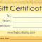Free Printable Massage Gift Certificate Templates Pertaining To Massage Gift Certificate Template Free Printable