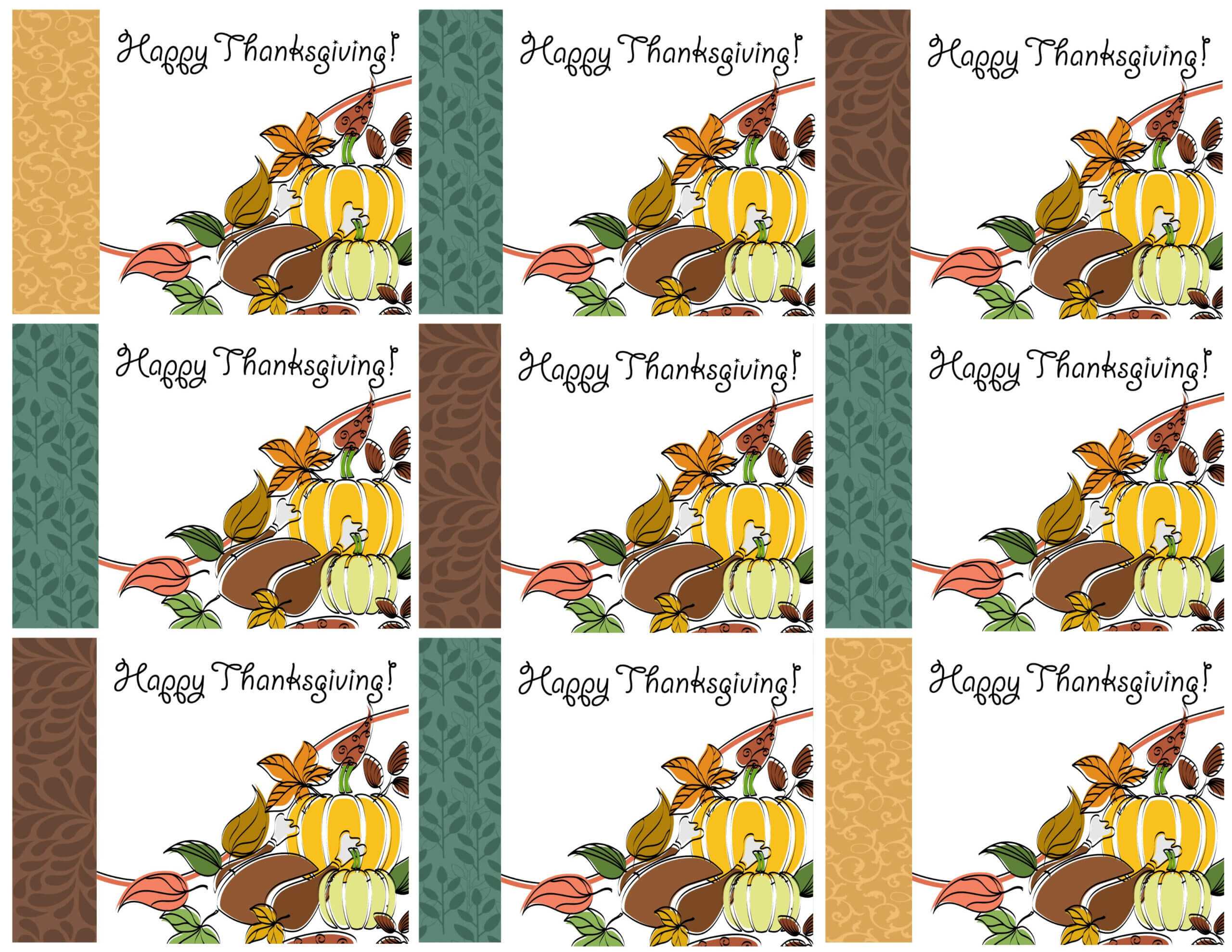 Free Printable Thanksgiving Place Cards Also Great For In 