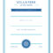 Free Printable Volunteer Appreciation Certificates | Signup Pertaining To Volunteer Of The Year Certificate Template