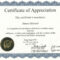Free Sample Certificates Certificate Of Recognition Template With Regard To Free Template For Certificate Of Recognition