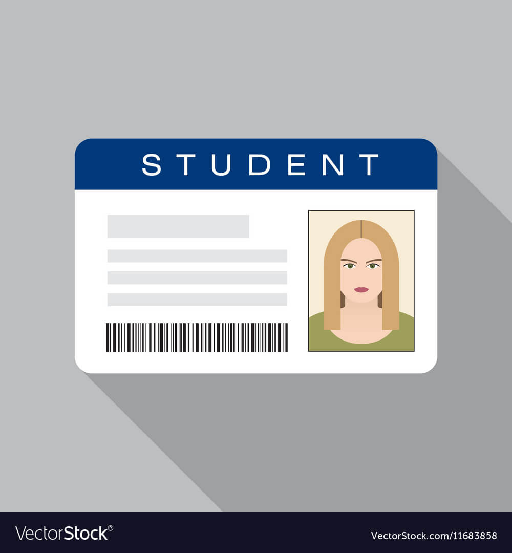 Free Student Id Card – Calep.midnightpig.co For Isic Card Template