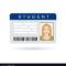 Free Student Id Card – Calep.midnightpig.co Pertaining To Isic Card Template