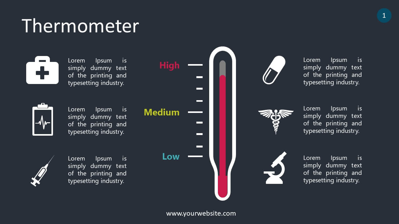 Free Thermometer Lesson Slides Powerpoint Template – Designhooks In Thermometer Powerpoint Template
