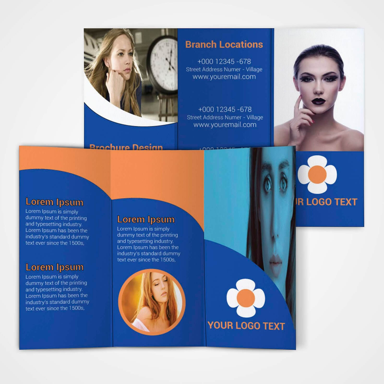 2 Fold Brochure Template Free