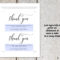Funeral Thank You Card Template – Simple Black & White With Sympathy Thank You Card Template