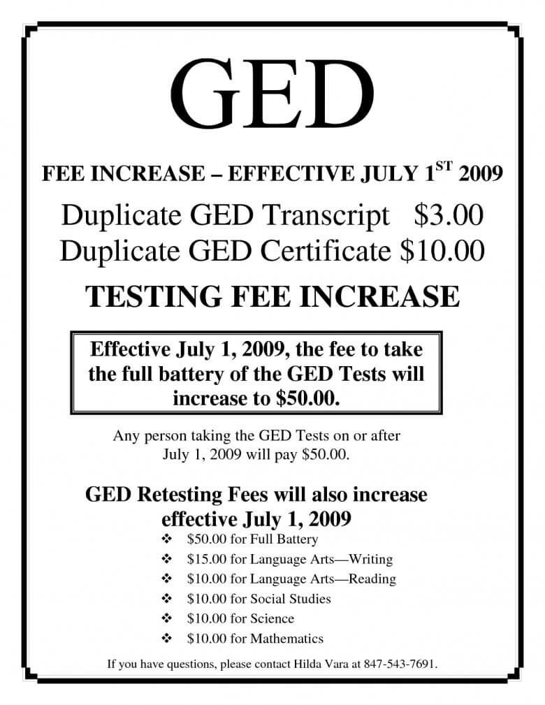 Ged Certificate Template Ged Certificate Template Download Regarding Ged Certificate Template