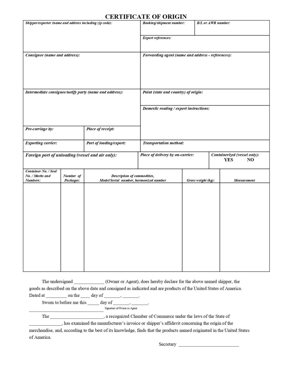 Generic Certificate Template