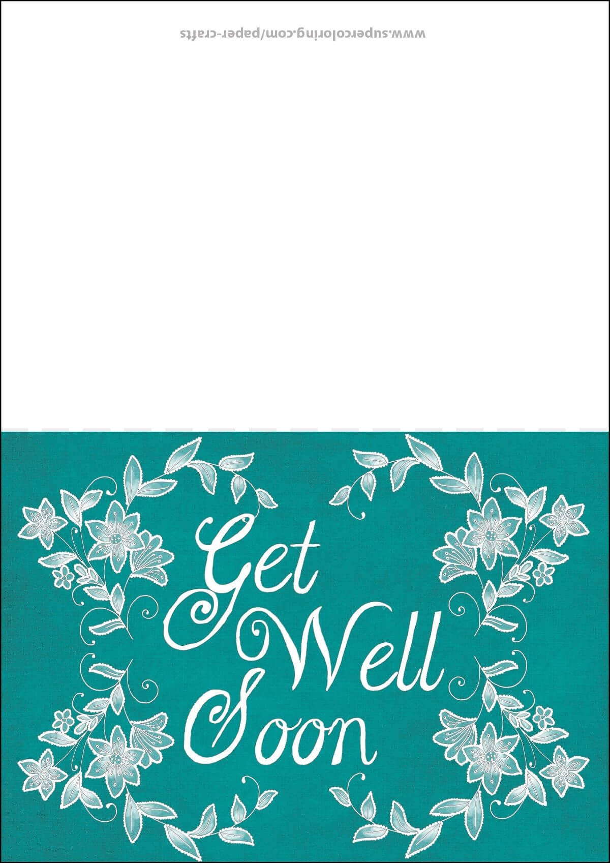 Get Well Soon Card Template | Free Printable Papercraft Inside Get Well Soon Card Template