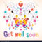 Get Well Soon Greeting Card In Get Well Soon Card Template