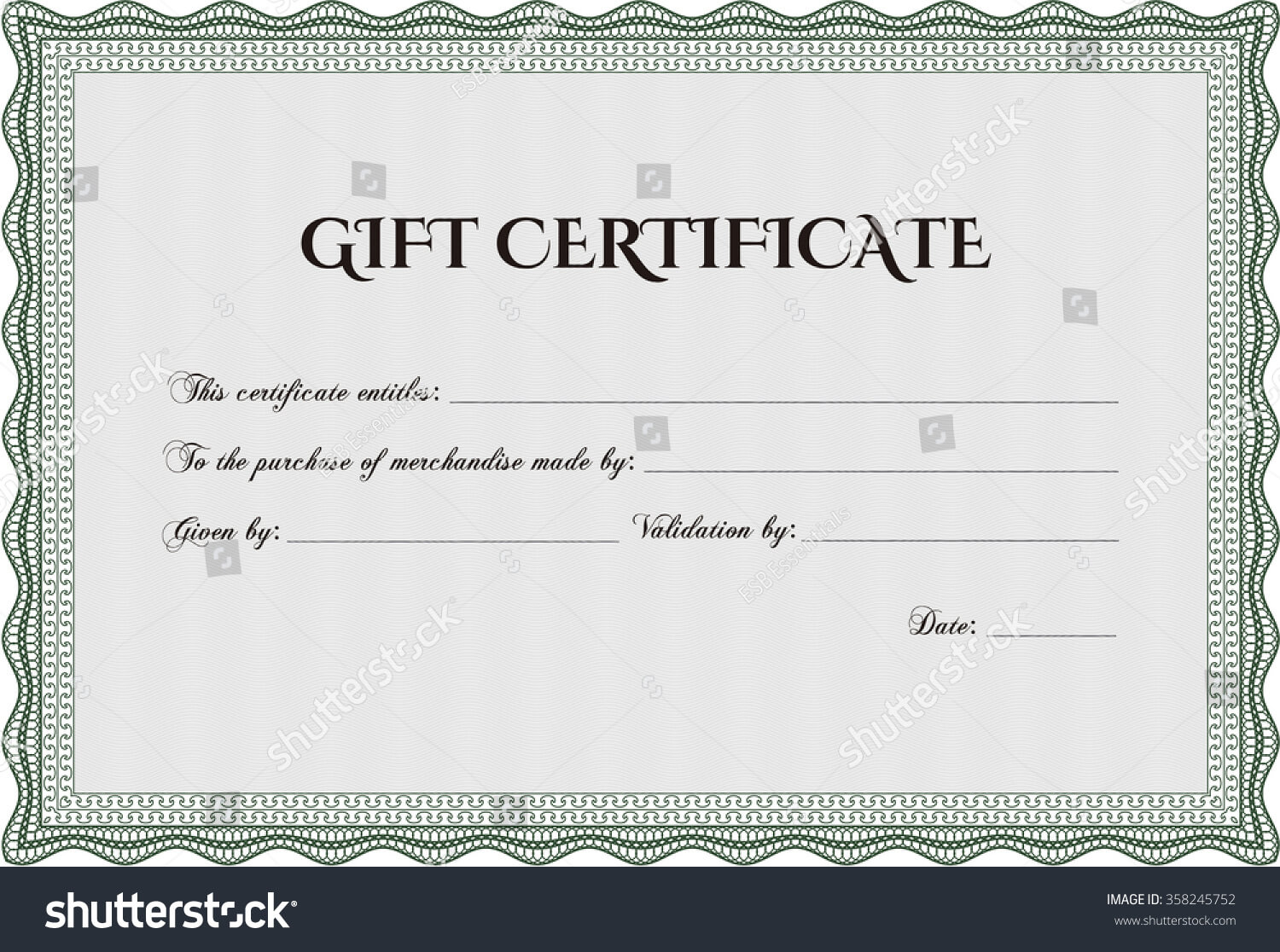 Gift Certificate Template Ai ] – Yoga Studio Gift Throughout This Certificate Entitles The Bearer Template