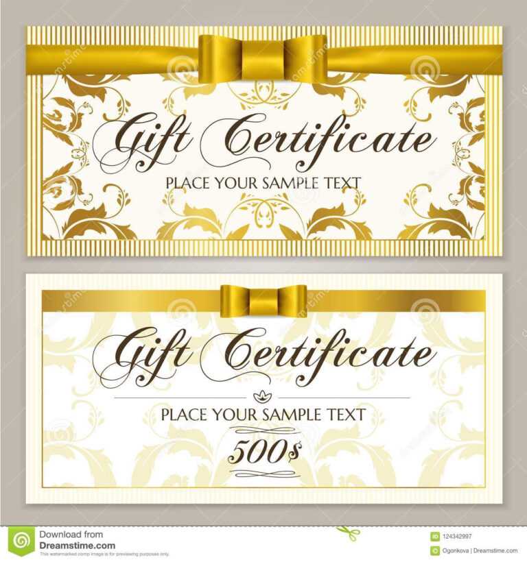 Restaurant Gift Certificate Template