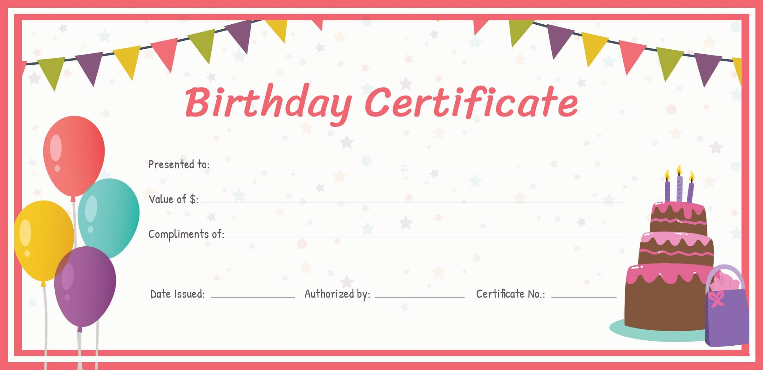 Printable Gift Certificates Free Download
