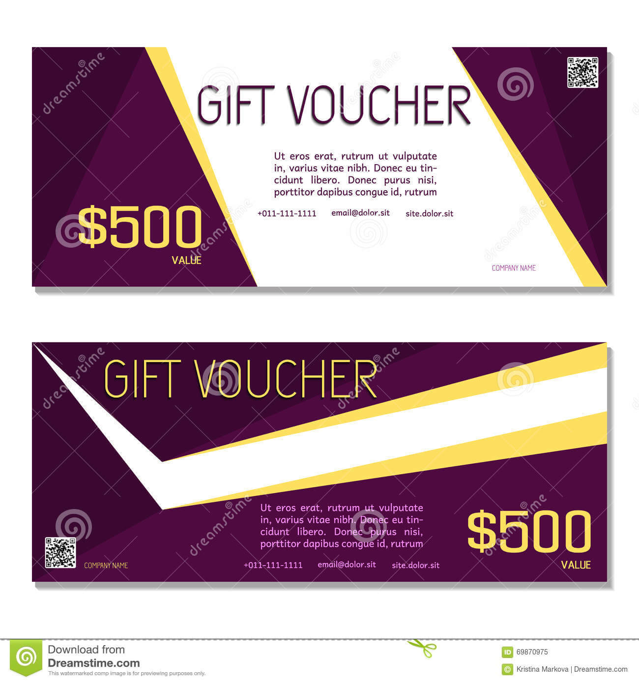 Gift Voucher. Coupon And Voucher Template For Company Inside Company Gift Certificate Template