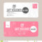Gift Voucher Template Stock Vector. Illustration Of Offer Throughout Custom Gift Certificate Template