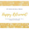 Gold And White Retirement Card – Templatescanva With Retirement Card Template