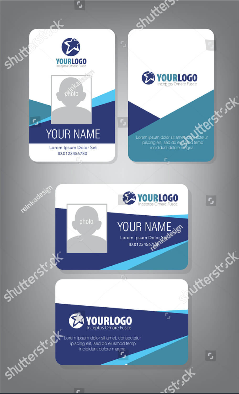 Government Employee Id Card Design – Yeppe Inside Free Id Card Template Word