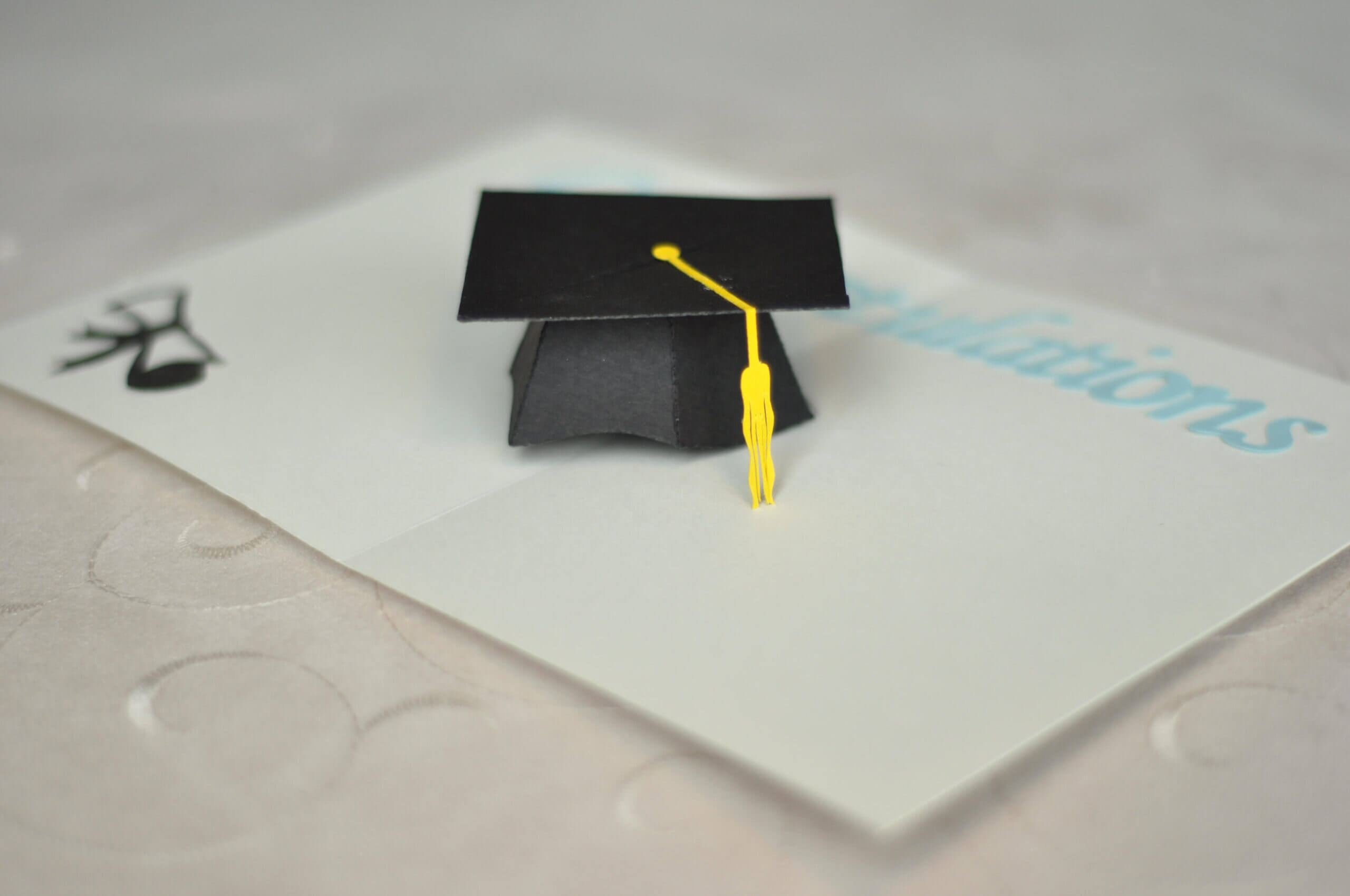Graduation Pop Up Card: 3D Cap Tutorial - Creative Pop Up Cards Pertaining To Graduation Pop Up Card Template