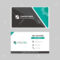 Green And Black Multipurpose Business Profile Card Template Flat Design For  Company Advertising Introduce Marketing Recruitment Inside Advertising Card Template