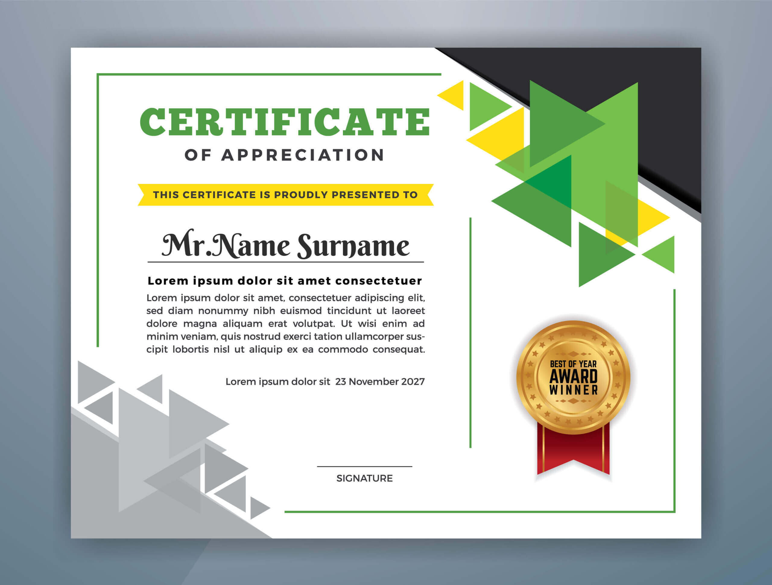 Green Certificate Border Free Vector Art – (22 Free Downloads) Throughout Boot Camp Certificate Template