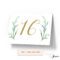 Greenery Tent Wedding Table Numbers Template, Printable For Table Number Cards Template