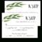 Greenery Wedding Rsvp Cards Template – Re1 Within Template For Rsvp Cards For Wedding
