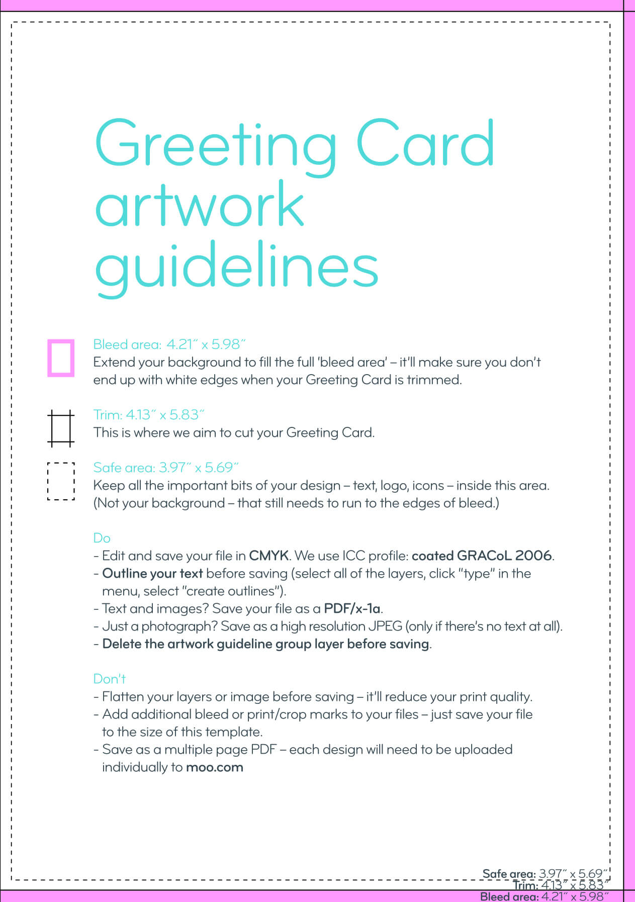Greeting Card Design Guidelines Inside Indesign Birthday Card Template
