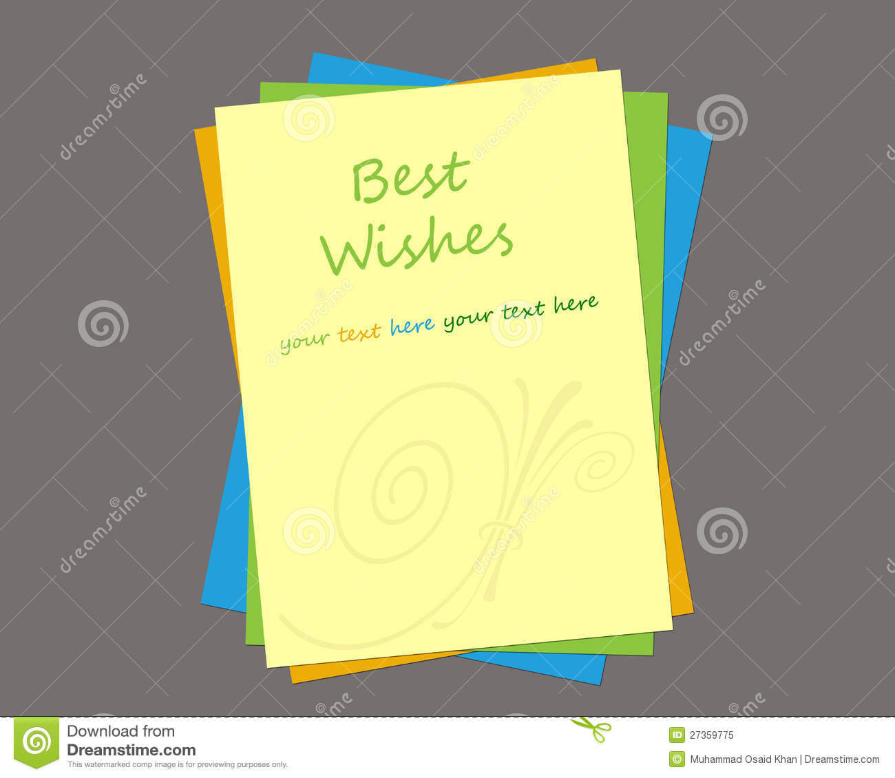 Greeting Card Template Stock Illustration. Illustration Of In Free Blank Greeting Card Templates For Word