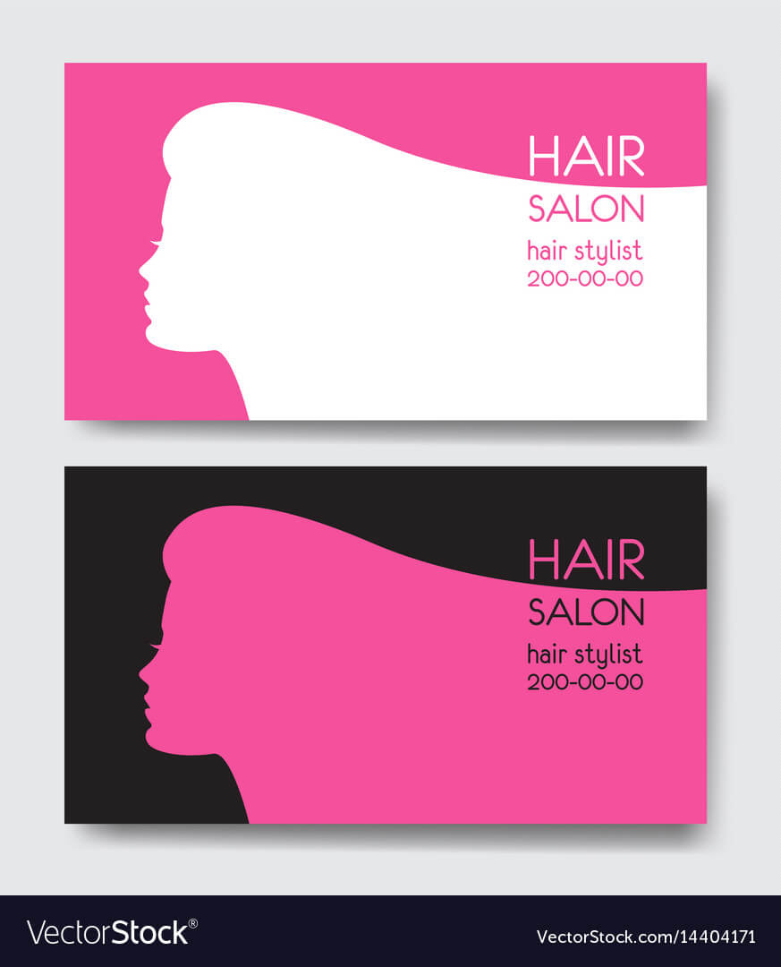 Hair Salon Business Card Templates With Beautiful For Hairdresser Business Card Templates Free