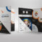 Half Fold Brochure Template For Construction Company Throughout Half Page Brochure Template