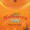 Halloween Poster Template Label Book Ad Stock Vector Regarding Halloween Certificate Template